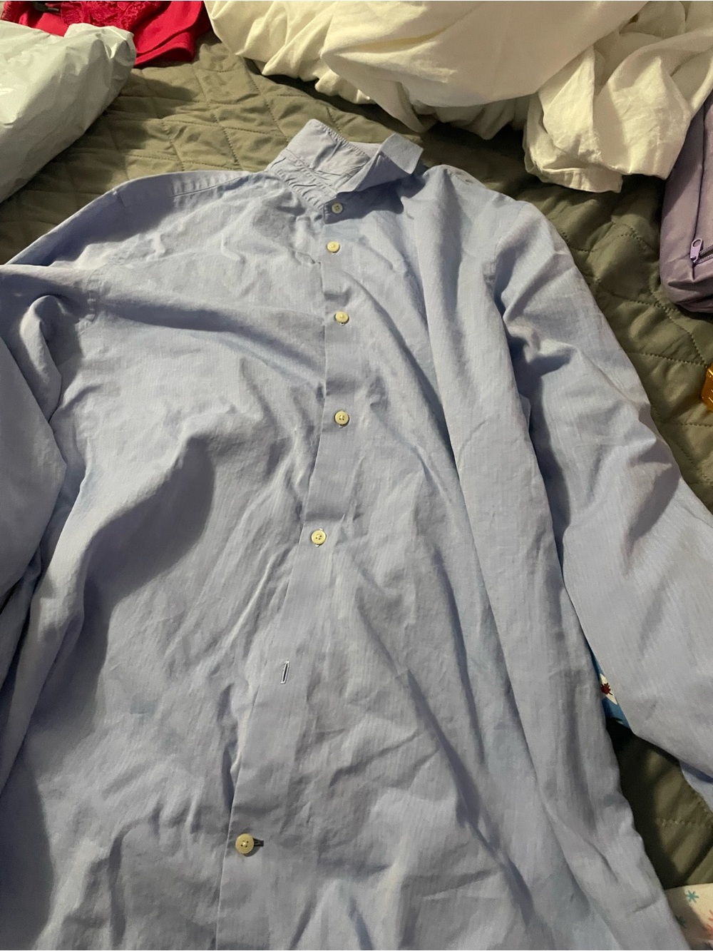 Banana Republic Light Blue Men's Dress Shirt